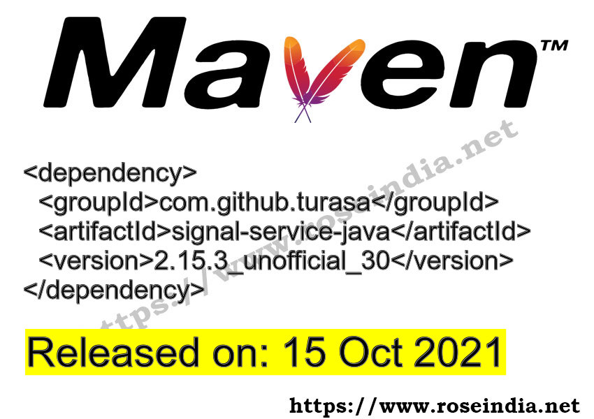 Maven Dependency release