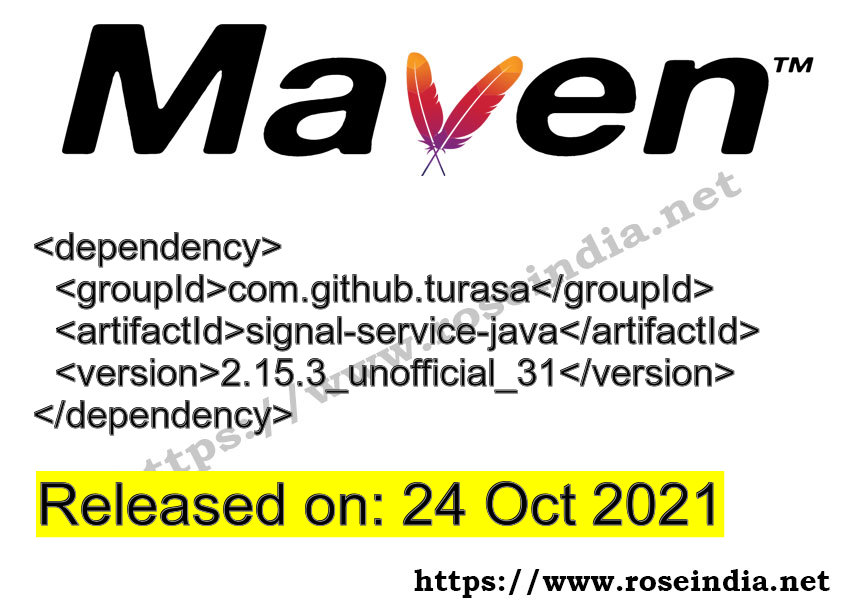 Maven Dependency release