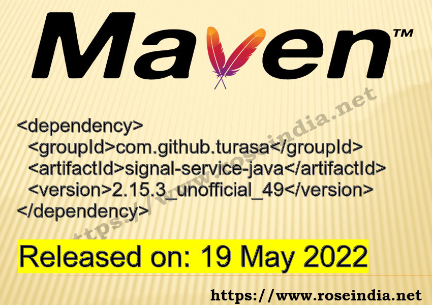 Maven Dependency release