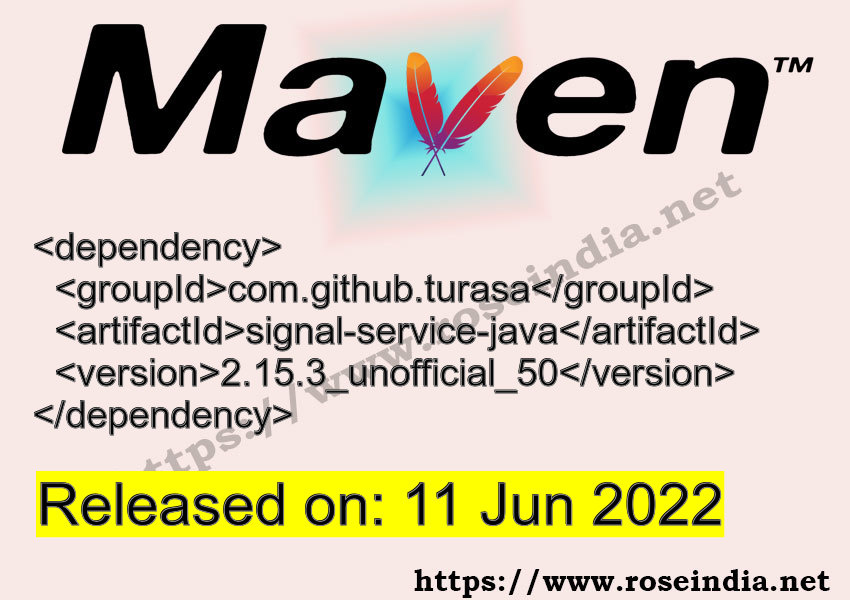 Maven Dependency release