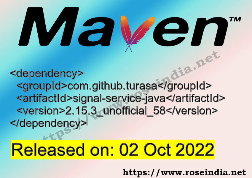 Maven Dependency release