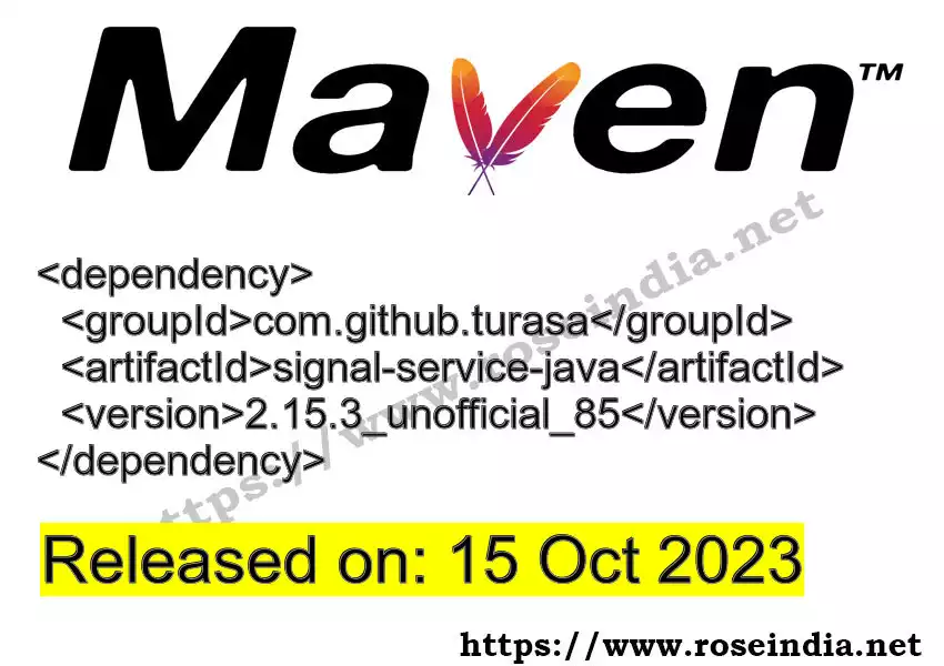 Maven dependency for GROUP_ID - ARTIFACT_ID version VERSION_ID is released. Learn to use ARTIFACT_ID version VERSION_ID in Maven based Java projects