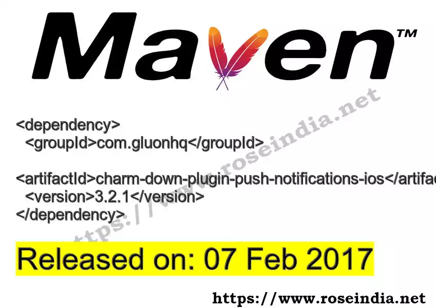 Maven dependency for GROUP_ID - ARTIFACT_ID version VERSION_ID is released. Learn to use ARTIFACT_ID version VERSION_ID in Maven based Java projects