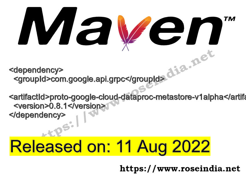 Maven Dependency release
