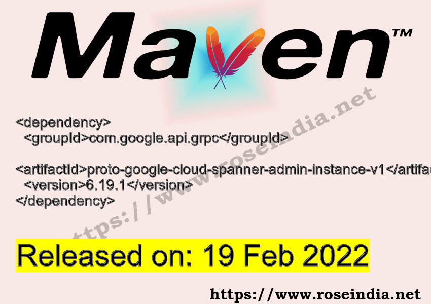 Maven Dependency release