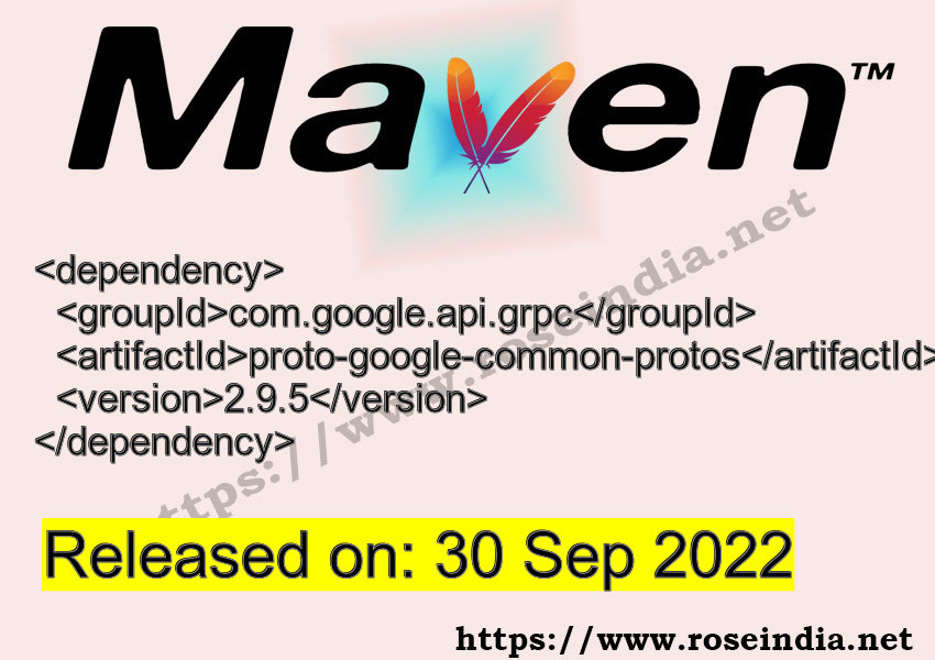 Maven Dependency release