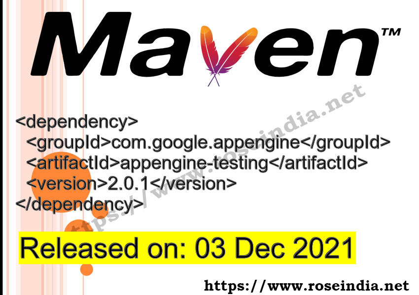 Maven Dependency release