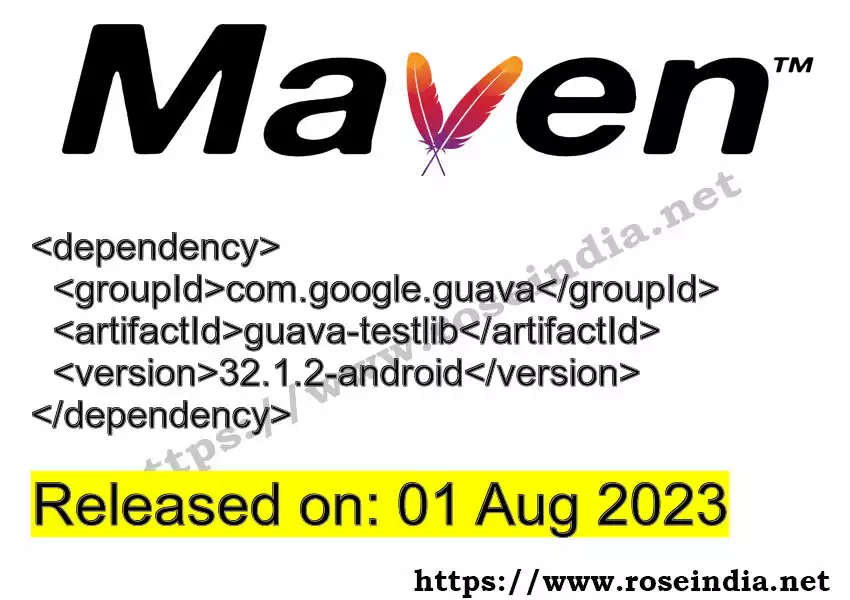 Maven dependency for GROUP_ID - ARTIFACT_ID version VERSION_ID is released. Learn to use ARTIFACT_ID version VERSION_ID in Maven based Java projects