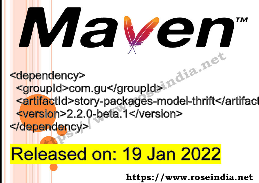 Maven Dependency release