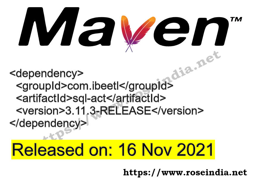 Maven Dependency release