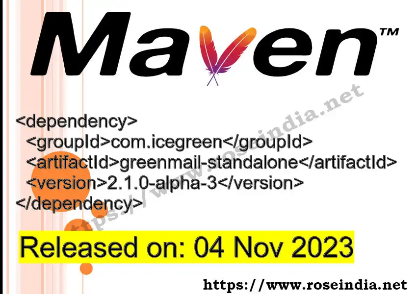 Maven dependency for GROUP_ID - ARTIFACT_ID version VERSION_ID is released. Learn to use ARTIFACT_ID version VERSION_ID in Maven based Java projects