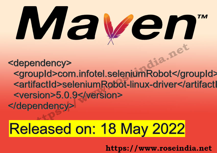 Maven Dependency release