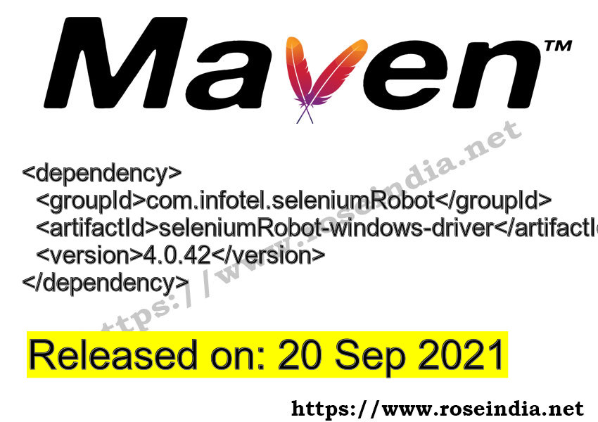 Maven Dependency release