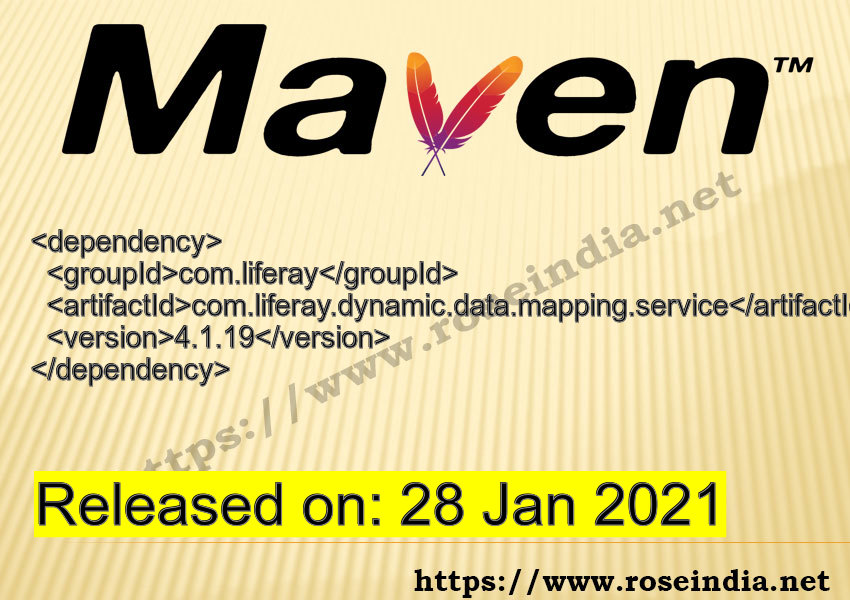 Maven Dependency release