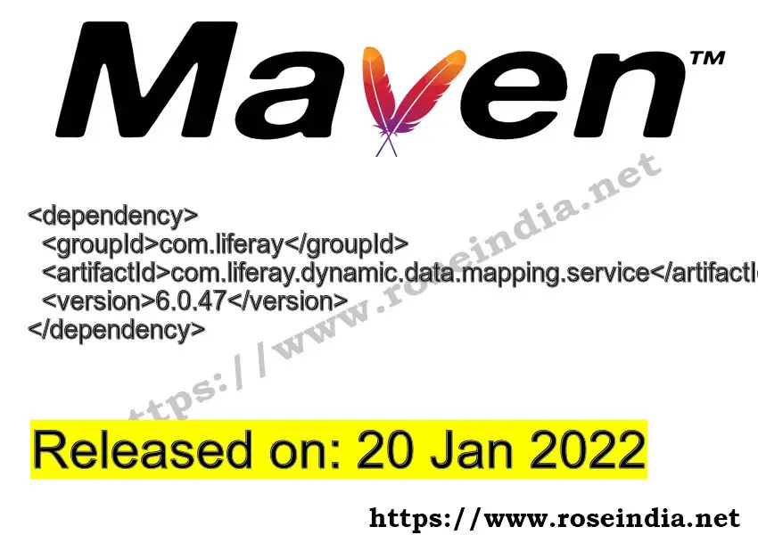 Maven Dependency release