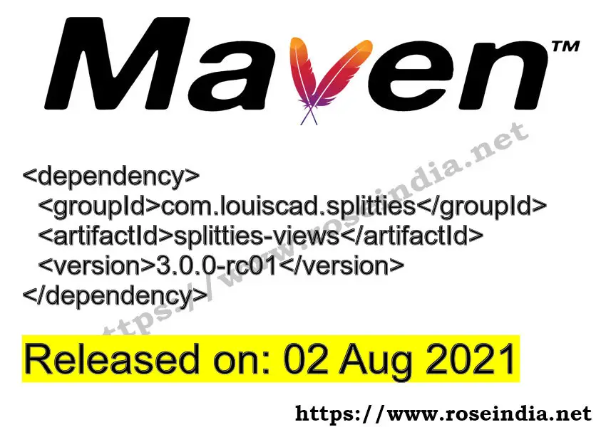 Maven Dependency release