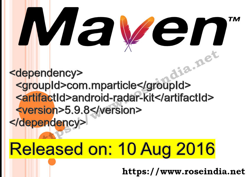 Maven Dependency release