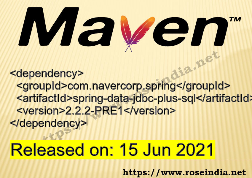 Maven Dependency release