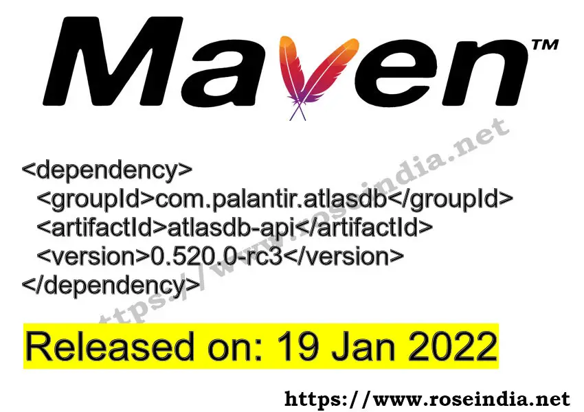 Maven Dependency release