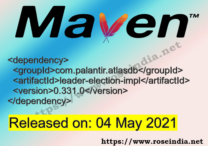 Maven Dependency release