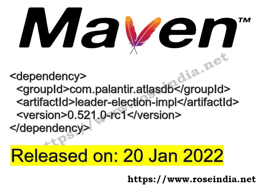 Maven Dependency release