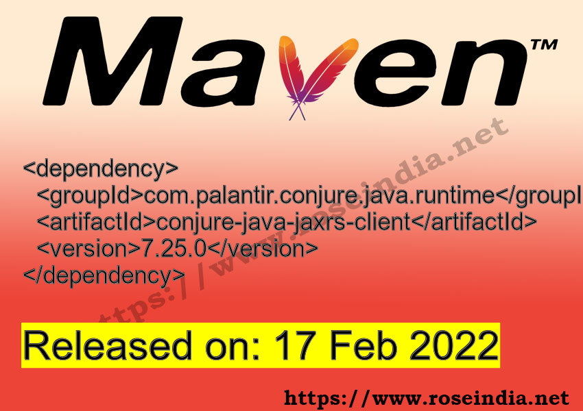 Maven Dependency release