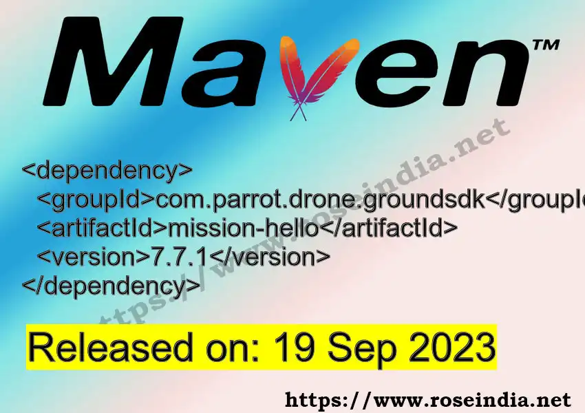 Maven dependency for GROUP_ID - ARTIFACT_ID version VERSION_ID is released. Learn to use ARTIFACT_ID version VERSION_ID in Maven based Java projects
