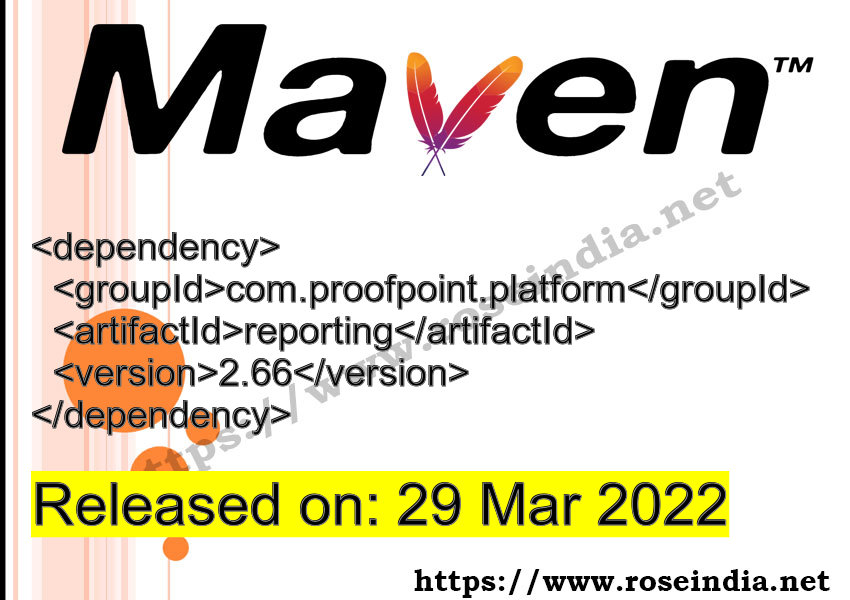 Maven Dependency release