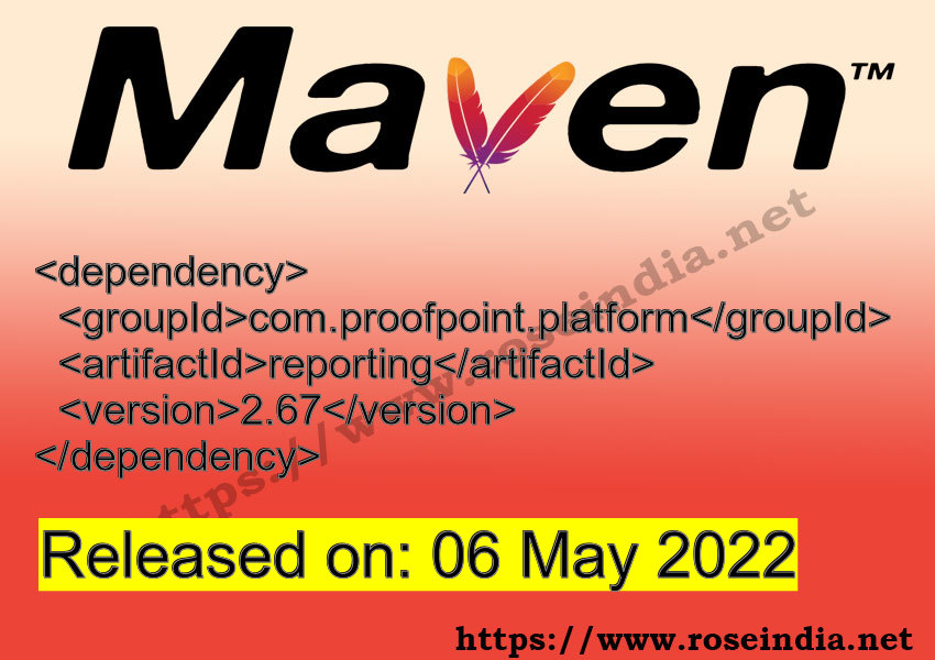 Maven Dependency release