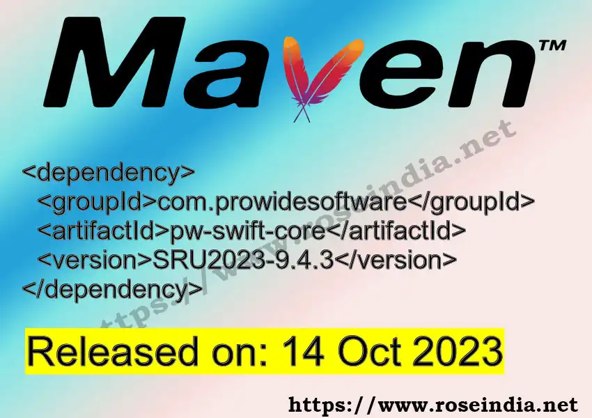 Maven dependency for GROUP_ID - ARTIFACT_ID version VERSION_ID is released. Learn to use ARTIFACT_ID version VERSION_ID in Maven based Java projects