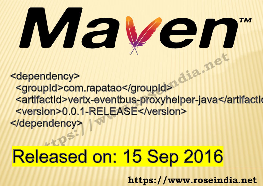 Maven Dependency release