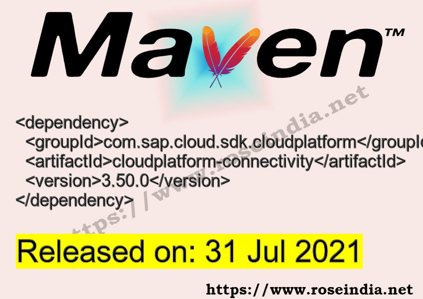 Maven Dependency release