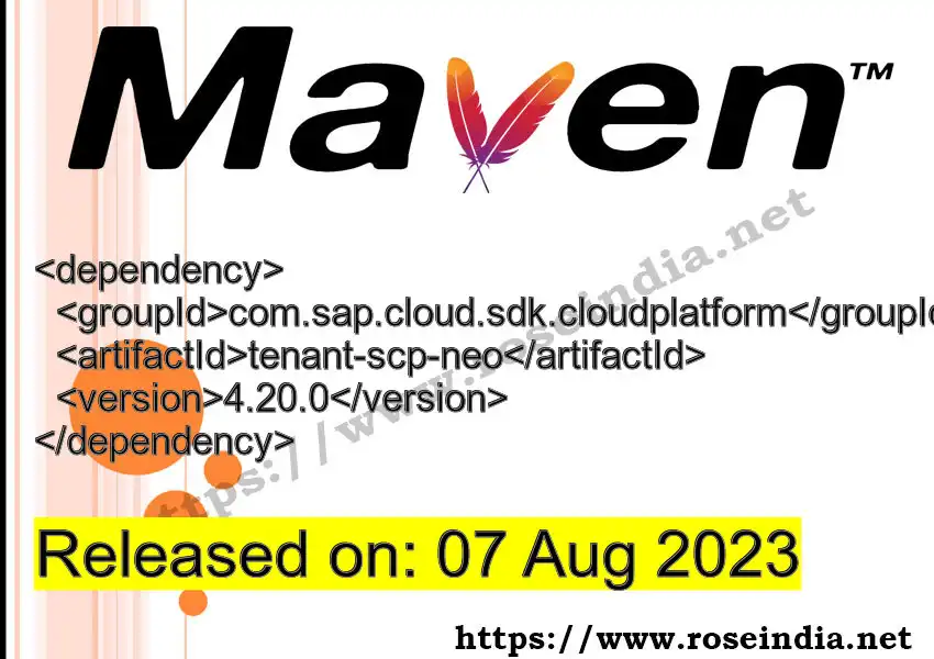 Maven dependency for GROUP_ID - ARTIFACT_ID version VERSION_ID is released. Learn to use ARTIFACT_ID version VERSION_ID in Maven based Java projects