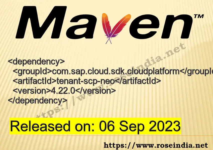 Maven dependency for GROUP_ID - ARTIFACT_ID version VERSION_ID is released. Learn to use ARTIFACT_ID version VERSION_ID in Maven based Java projects