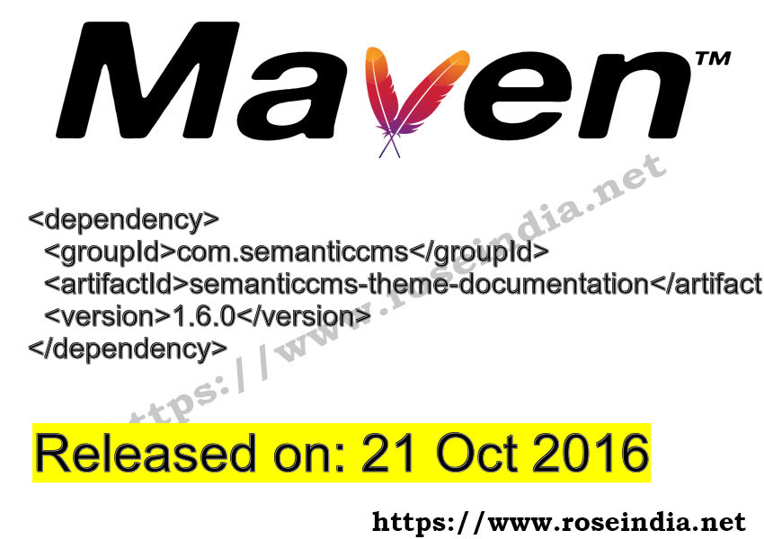 Maven Dependency release