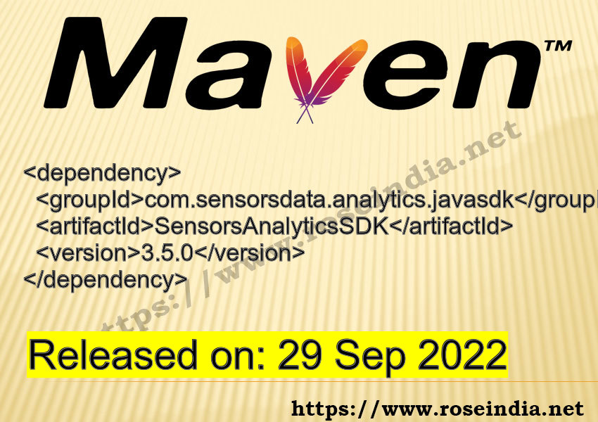 Maven Dependency release