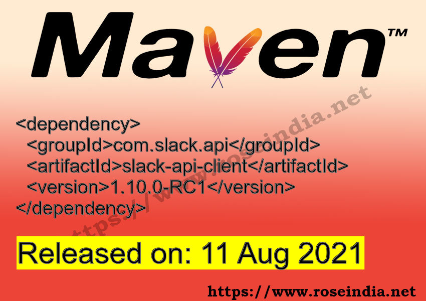 Maven Dependency release