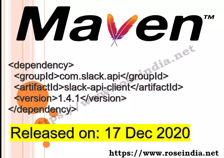 Maven dependency for GROUP_ID - ARTIFACT_ID version VERSION_ID is released. Learn to use ARTIFACT_ID version VERSION_ID in Maven based Java projects