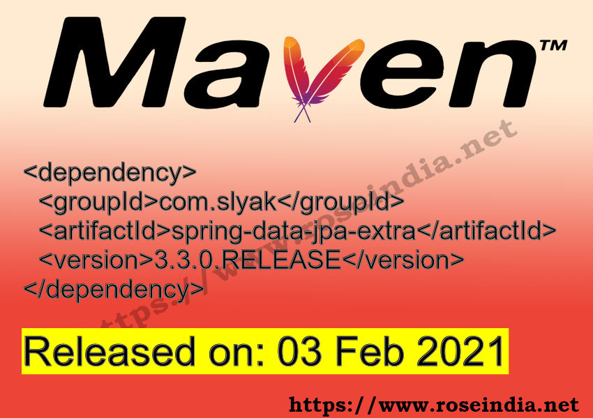 Maven Dependency release
