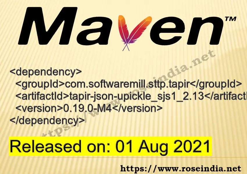 Maven Dependency release