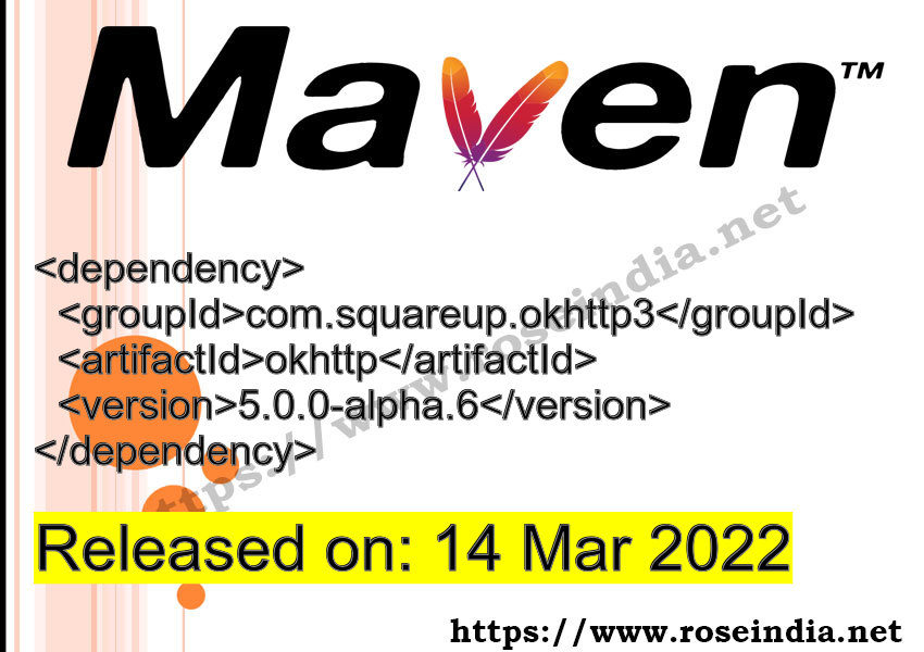 Maven Dependency release