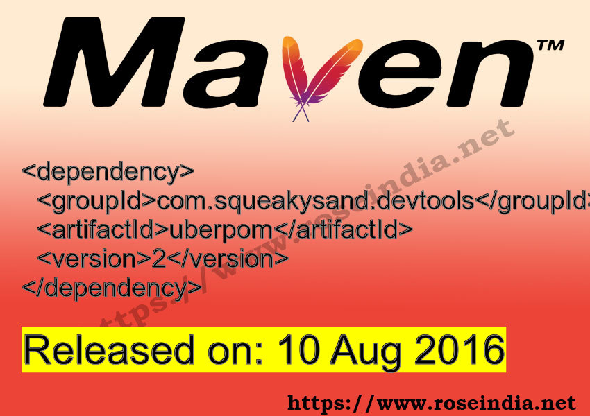 Maven Dependency release