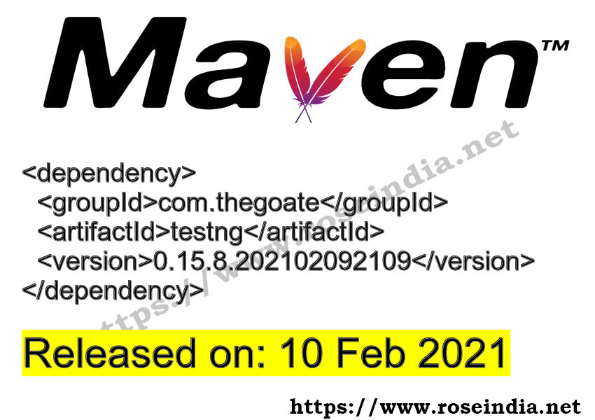 Maven Dependency release