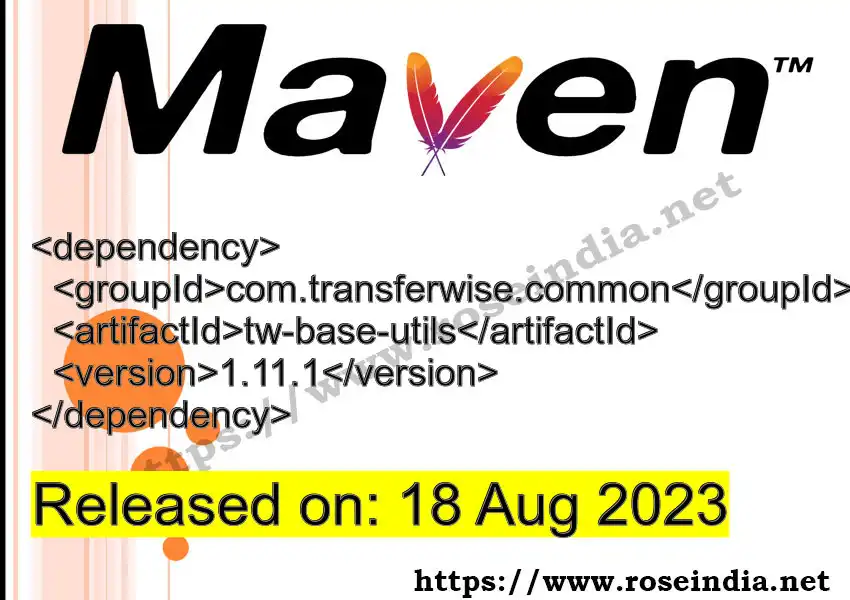 Maven dependency for GROUP_ID - ARTIFACT_ID version VERSION_ID is released. Learn to use ARTIFACT_ID version VERSION_ID in Maven based Java projects