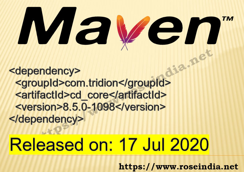 Maven Dependency release