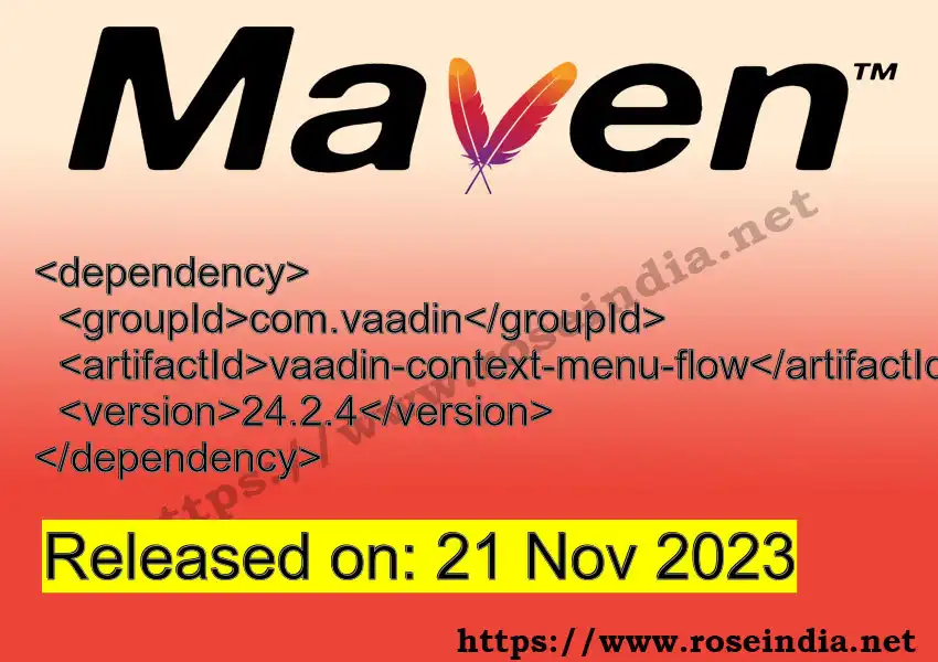 Maven dependency for GROUP_ID - ARTIFACT_ID version VERSION_ID is released. Learn to use ARTIFACT_ID version VERSION_ID in Maven based Java projects