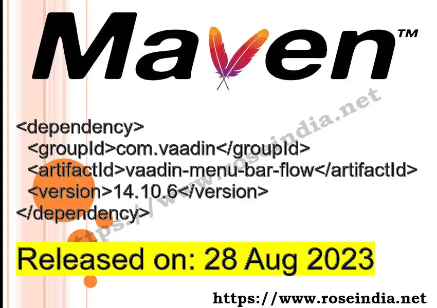 Maven dependency for GROUP_ID - ARTIFACT_ID version VERSION_ID is released. Learn to use ARTIFACT_ID version VERSION_ID in Maven based Java projects
