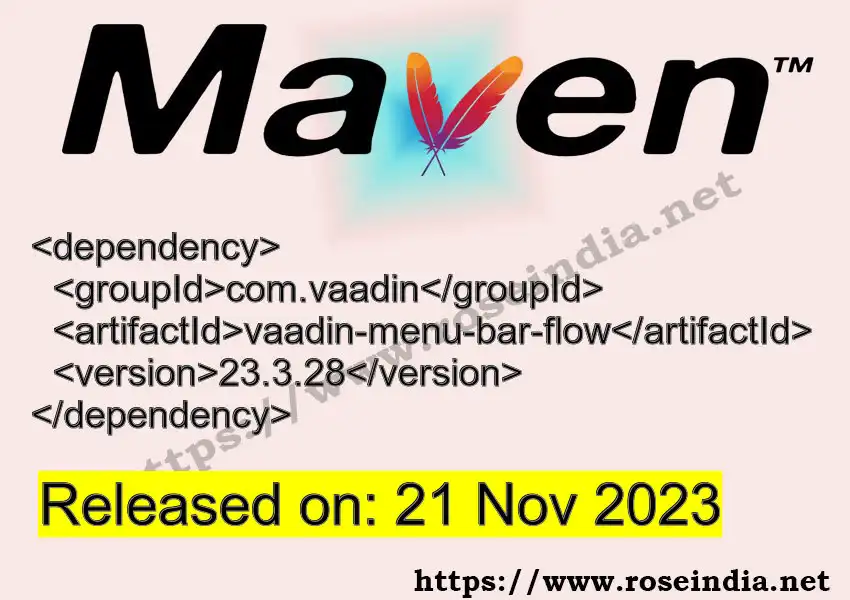 Maven dependency for GROUP_ID - ARTIFACT_ID version VERSION_ID is released. Learn to use ARTIFACT_ID version VERSION_ID in Maven based Java projects
