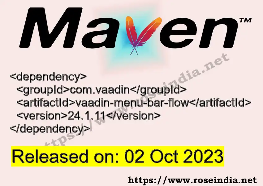 Maven dependency for GROUP_ID - ARTIFACT_ID version VERSION_ID is released. Learn to use ARTIFACT_ID version VERSION_ID in Maven based Java projects