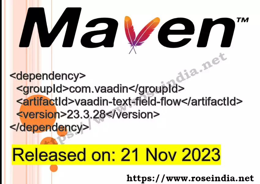 Maven dependency for GROUP_ID - ARTIFACT_ID version VERSION_ID is released. Learn to use ARTIFACT_ID version VERSION_ID in Maven based Java projects